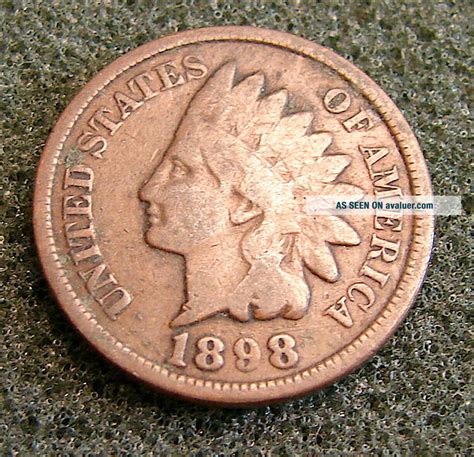 Indian Head 1 Cent Penny Coin 1898 | #10704144