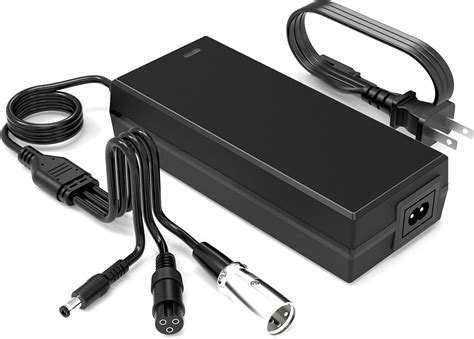 Amazon.com: WOJIADA 54.6V 2A Electric Ebike Charger,3 Plugs for 48V ...