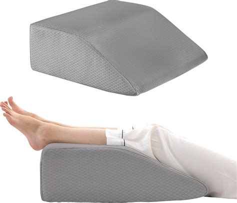 Amazon.com: Bedluxe Leg Elevation Pillows, Leg Pillows for Sleeping, Cooling Gel Memory Foam Top ...