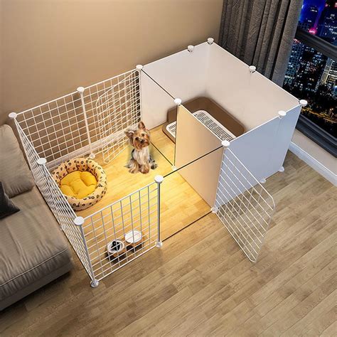 Amazon.com : VCEPJH Puppy Play Pen for Indoor Portable Dog Playpen with ...