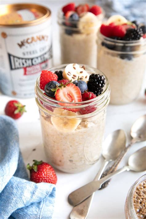 Overnight Steel Cut Oats - The Forked Spoon