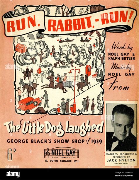 Music cover, Run, Rabbit, Run, words by Noel Gay and Ralph Butler ...