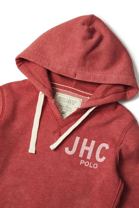 Polo Hoodie (Varsity Red) – Holland Cooper