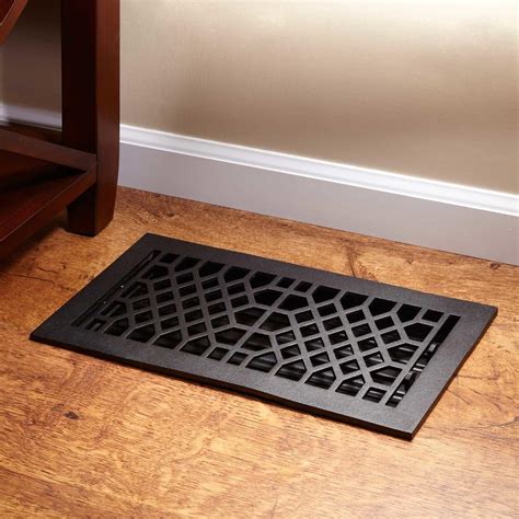 Signature Hardware 929151-4x10 Antique Cast Iron Floor Register - 4" x ...