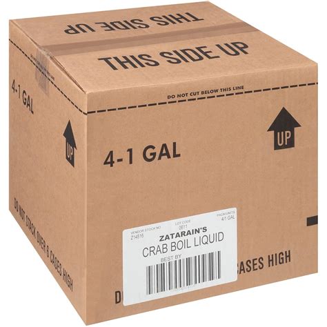 Amazon.com : Zatarain's Concentrated Shrimp & Crab Boil, 1 gal (Pack of ...