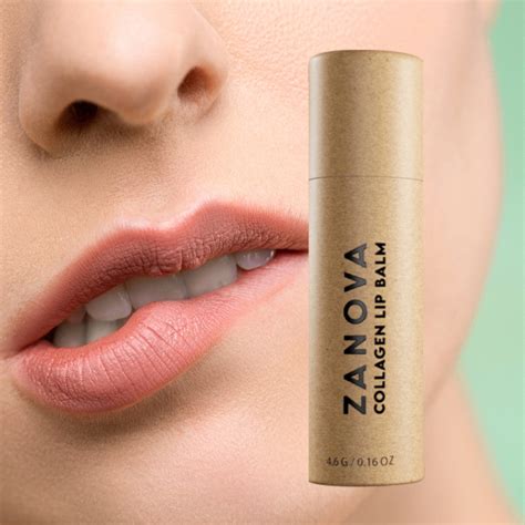 Collagen Treatment Lip Balm. Helps to Heal Effects of Lip Biting. - Zanova