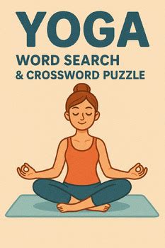Yoga Poses Crossword Puzzle and Word Search by Melissa Gee | TPT