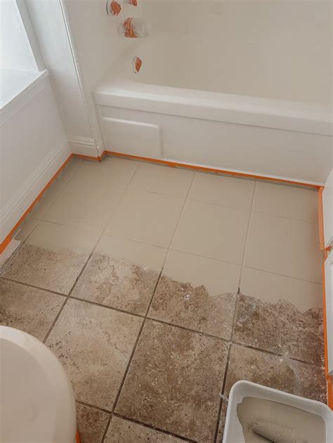 Floor Paint to Update Dated Tile the Easy Way - The Home and Habit ...