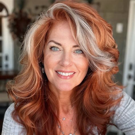 magnific 3XToIrw21BPzyyQ0SxKp Molten Silver Ribbons in Auburn Hair ...