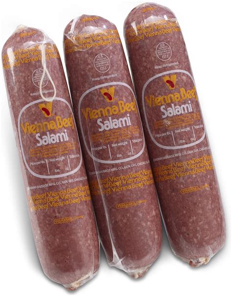 Amazon.com: Hebrew National Salami 2 lb (2 pack), 2 Pound (Pack of 2 ...