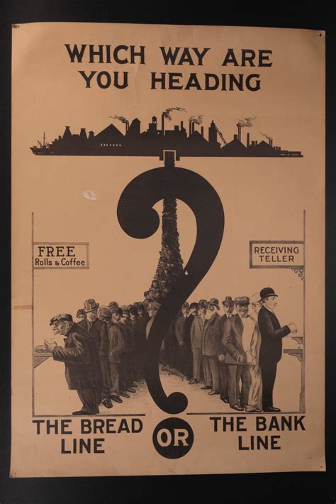 Great Depression Wall Propaganda Poster Auction