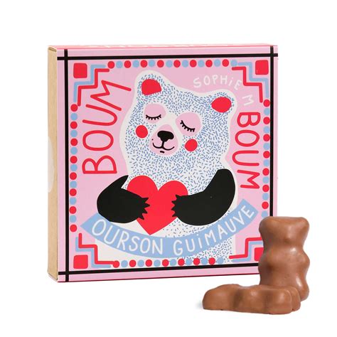 Marshmallow bears in a box with sweet words - Sophie M