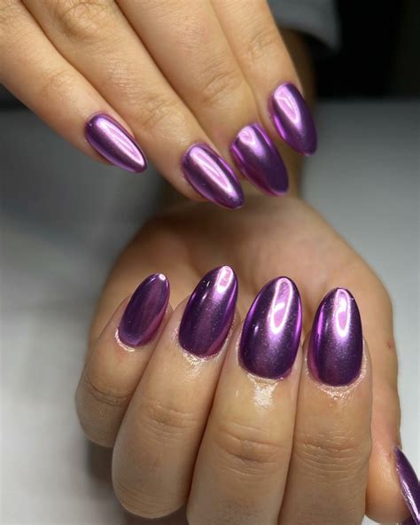 Purple Chrome Nails: 35+ Designs That Will Turn Heads - Nail Designs Daily