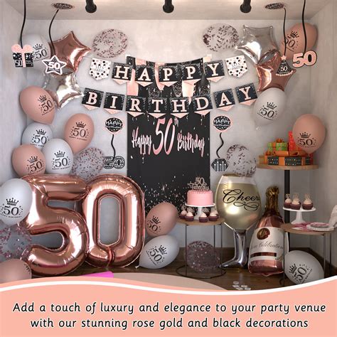 50th Birthday 50th birthday decor Party Decoration Ideas to Celebrate a ...