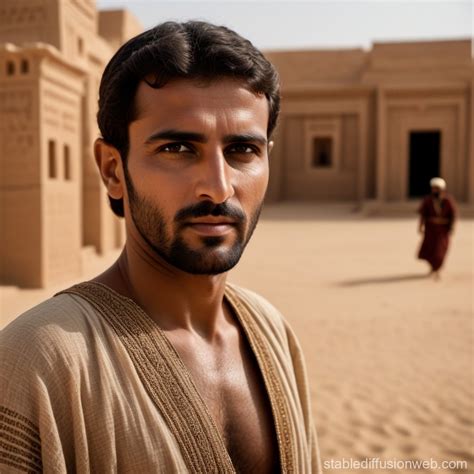create an image of a man in the middle east 2000 years ago with short ...