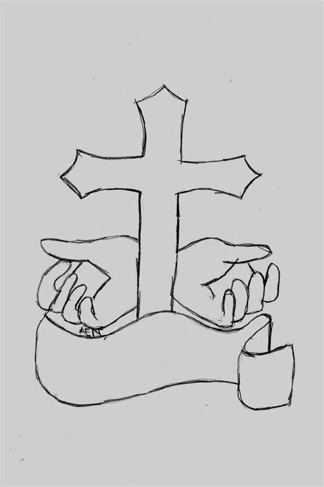 Easy Cross Drawings at PaintingValley.com | Explore collection of Easy ...