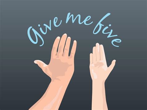 معنی جمله give me five چیست؟ - زبانشناس