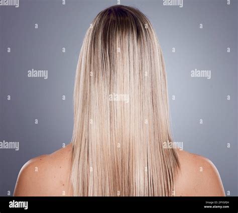 Beautiful Long Blonde Hair From The Back