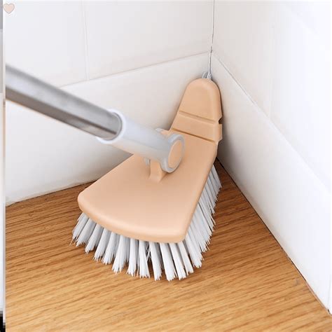 Multi Purpose Floor Scrubber Brush with Long Handle 180°Rotatable Floor ...
