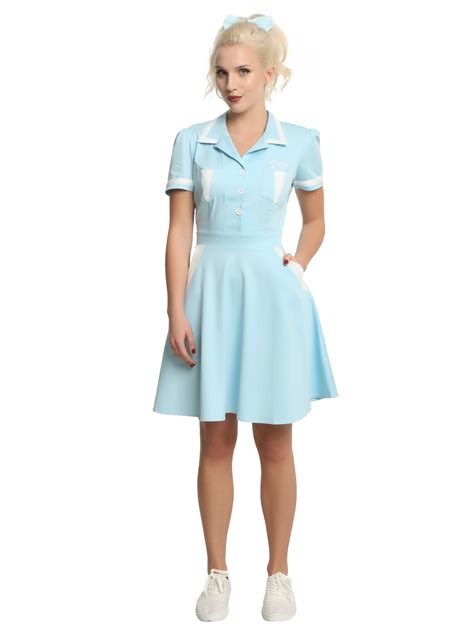 Twin Peaks Double R Diner Waitress Cosplay Dress, | Waitress outfit, Cosplay dress, Diner dress