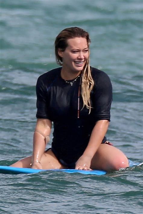 HILARY DUFF in Bikini on the Beach in Hawaii 12/31/2016 – HawtCelebs