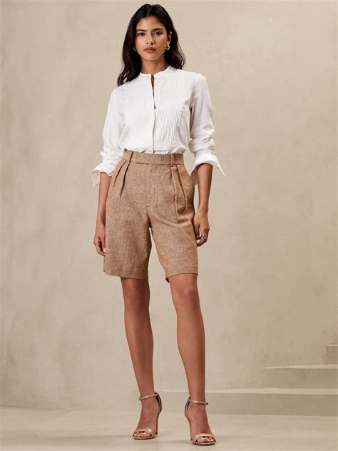 Women's Linen Shorts | Banana Republic Factory