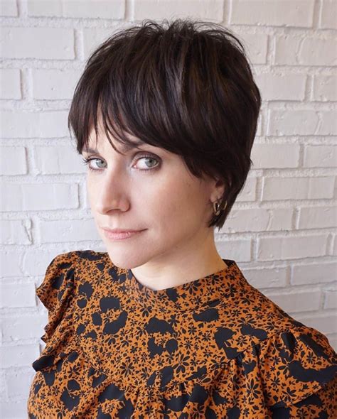 Shaggy Pixie Cut With Bangs
