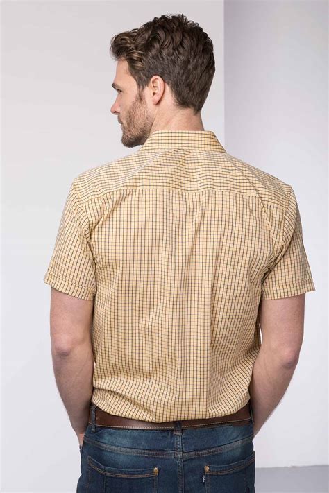 Mens Short Sleeved Check Shirts UK | Checked Shirts | Rydale