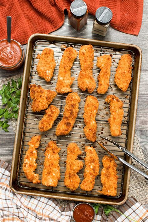 Gluten-Free Chicken Tenders Baked Light and Crispy