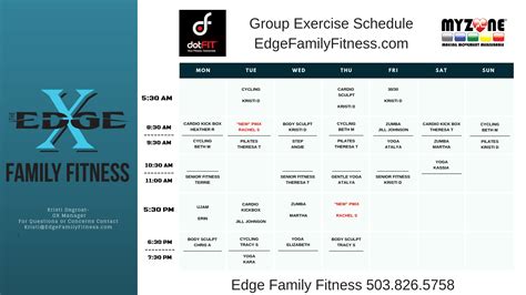 Edge Family Fitness | Group Fitness
