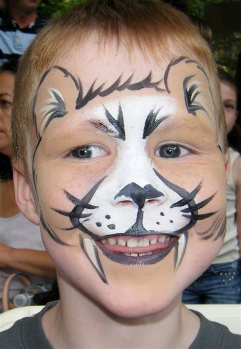 Mountain lion face paint | Lion face paint, Face painting designs ...