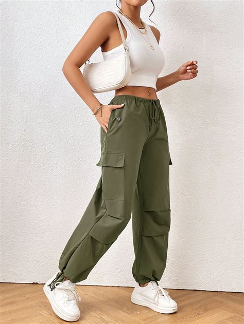 Simmy Green Oversized Cargo Pants – LA CHIC PICK