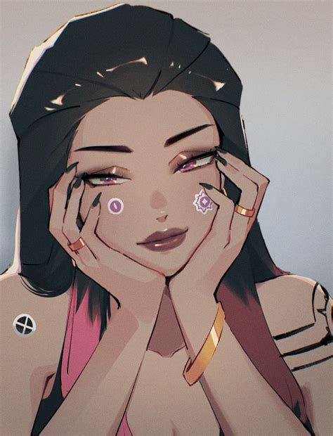 reyna (valorant) drawn by hyoon_(sockgyu) | Danbooru