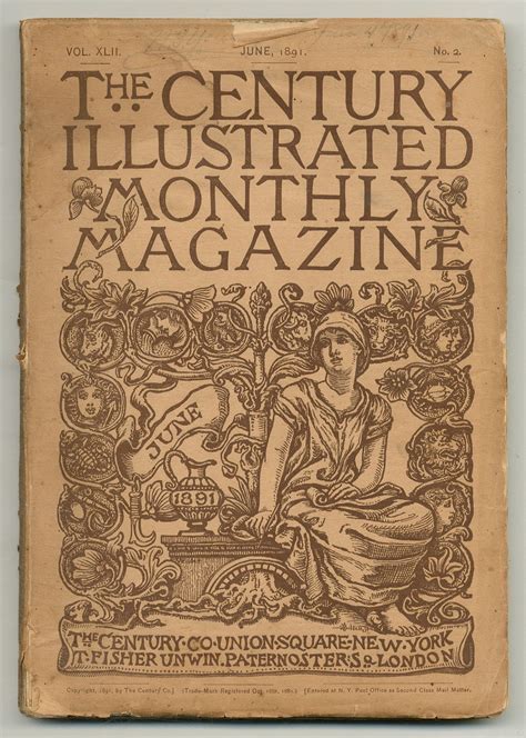 The Century Illustrated Monthly Magazine Volume XLII, Number 2, June 1891: Very Good Softcover ...
