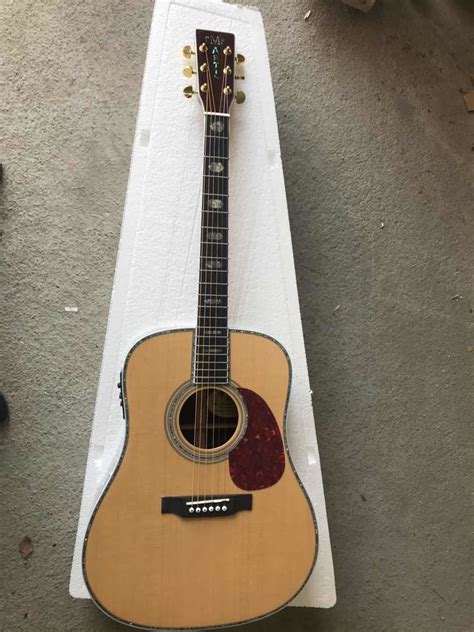 Custom chinese martin copy guitars martin d-45 guitar natural_Acoustic ...