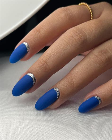 23+ Classy Almond Blue Nails for A Chic 2024 - DrExplains