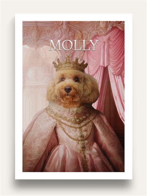 The Spoiled Princess - Custom Pet Portrait