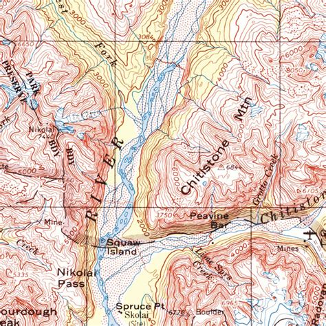Mccarthy, AK (1960, 250000-Scale) Map by United States Geological Survey | Avenza Maps