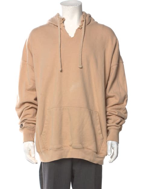 John Elliott Printed V-Neck Hoodie - Sweatshirts & Hoodies, Clothing ...