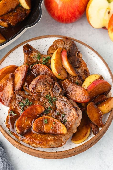 Pork Chops and Apples - Cook Dinner Tonight