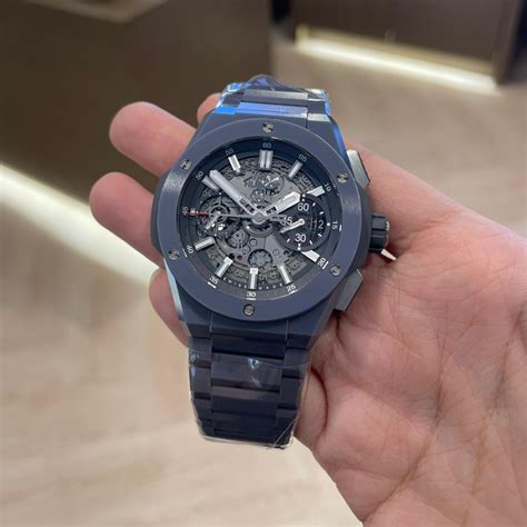 Hublot Big Bang Integrated Grey Ceramic Chronograph - 42 mm (e-Bidding ...