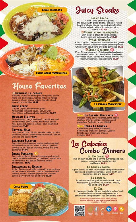 La Cabana Menu Venice Ca