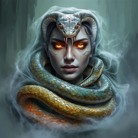 Download Ai Generated, Woman, Snake. Royalty-Free Stock Illustration Image - Pixabay