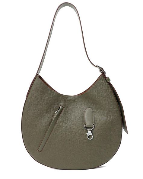 Tiffany & Fred Paris Top-grain Leather Hobo Bag in Gray | Lyst