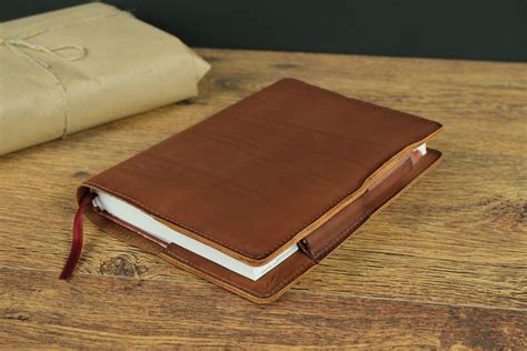 Personalized Leather Notebook Cover Refillable Journal Cover - Etsy