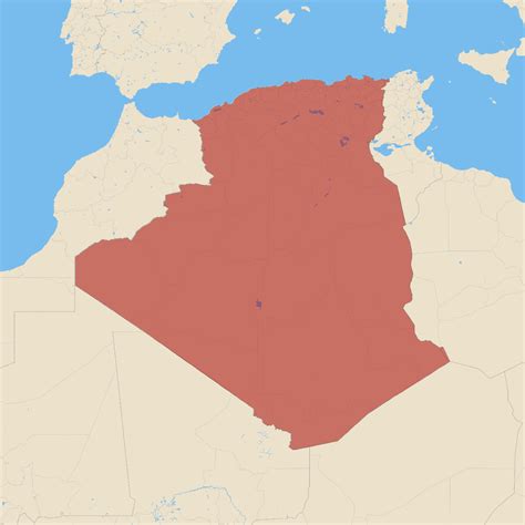 Algeria: Maps, Population & Statistics