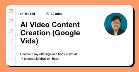 AI Video Content Creation (Google Vids) with shayan basu