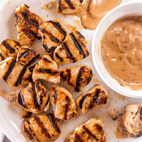 Grilled Chicken Nuggets - with Honey BBQ Ranch. Crazy Easy.