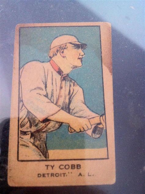 Help identifying/valuing old Ty Cobb card : r/cardgallery