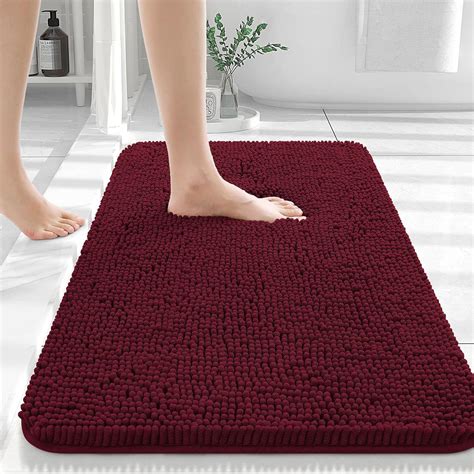 Amazon.com: OLANLY Bathroom Rugs 36x24, Extra Soft Absorbent Chenille ...